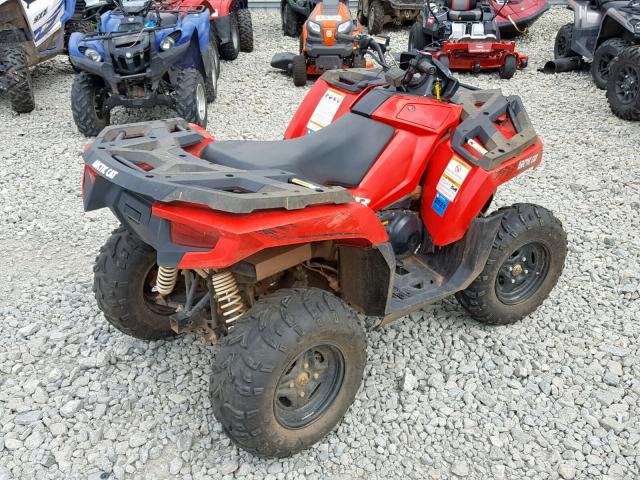 4UF15ATV3FT204973 - 2015 ARCT 500 ATV RED photo 4