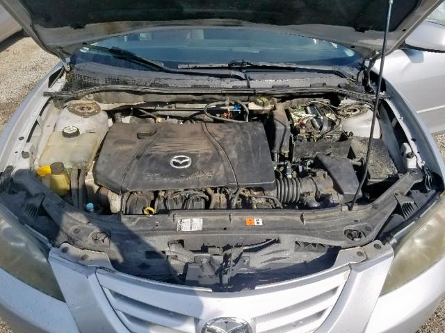 JM1BK323641125841 - 2004 MAZDA 3 S SILVER photo 7