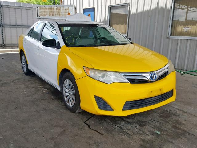 4T1BD1FK2CU008475 - 2012 TOYOTA CAMRY HYBR TWO TONE photo 1