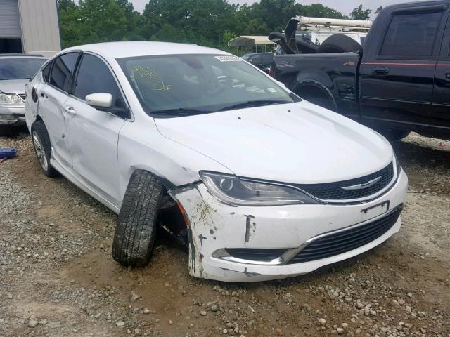 1C3CCCAB3FN572010 - 2015 CHRYSLER 200 LIMITE WHITE photo 1