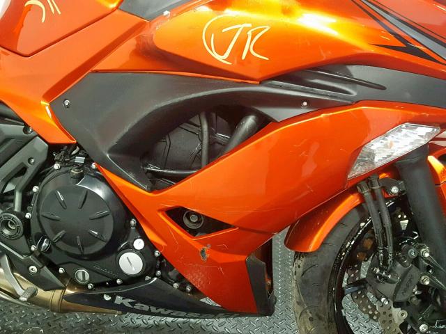 JKAEXEJ13HDA00534 - 2017 KAWASAKI EX650 J ORANGE photo 12