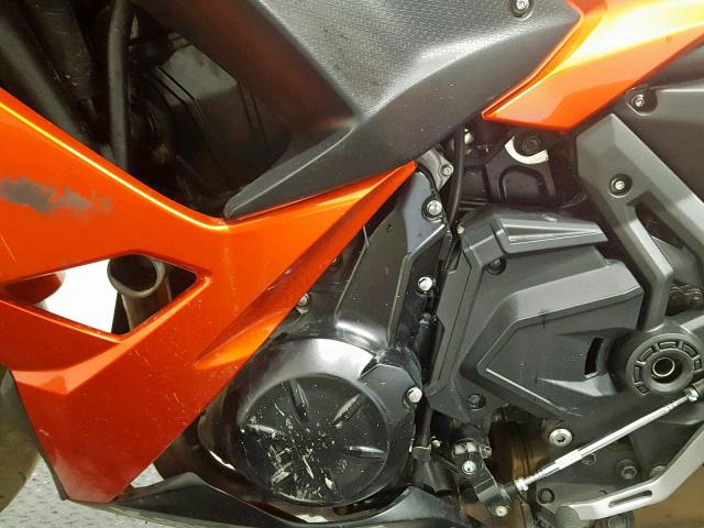 JKAEXEJ13HDA00534 - 2017 KAWASAKI EX650 J ORANGE photo 6