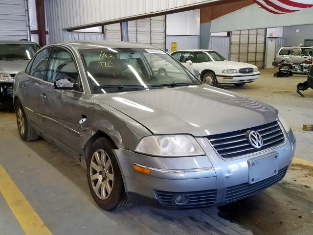 WVWPD63B83E401533 - 2003 VOLKSWAGEN PASSAT GLS GRAY photo 1