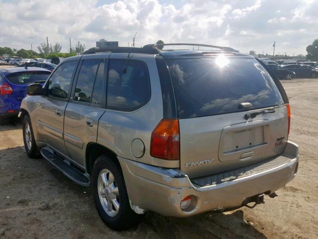 1GKDS13S722322922 - 2002 GMC ENVOY TAN photo 3