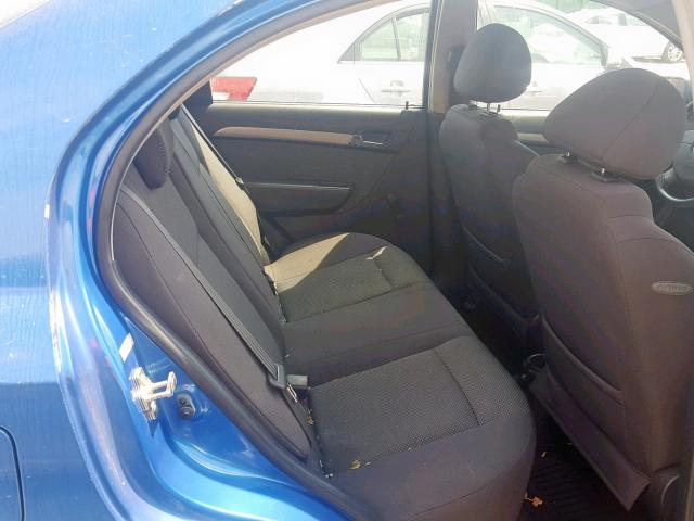 KL1TD56698B141182 - 2008 CHEVROLET AVEO BASE ლურჯი ფოტო 6