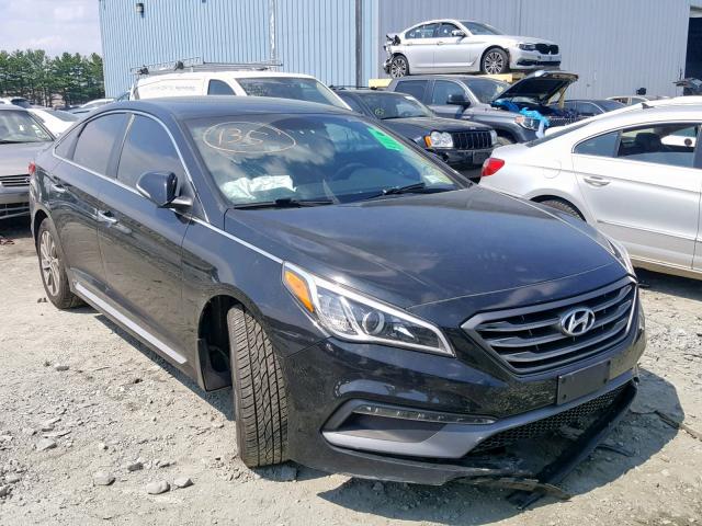 5NPE34AF8FH215371 - 2015 HYUNDAI SONATA SPO BLACK photo 1