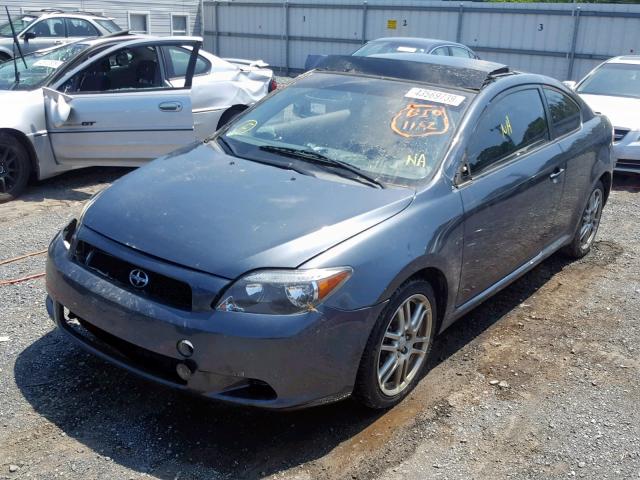 JTKDE177770164621 - 2007 TOYOTA SCION TC გრაფიტი ფოტო 2