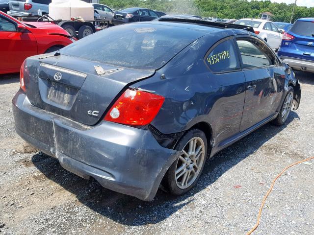 JTKDE177770164621 - 2007 TOYOTA SCION TC გრაფიტი ფოტო 4