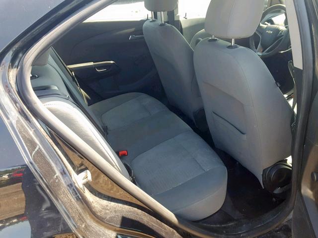 1G1JA5EHXD4254593 - 2013 CHEVROLET SONIC LS BLUE photo 6