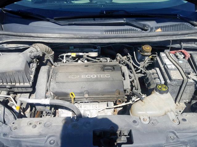 1G1JA5EHXD4254593 - 2013 CHEVROLET SONIC LS BLUE photo 7