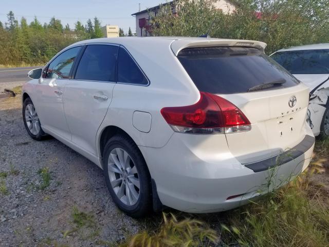 4T3BA3BB1DU039123 - 2013 TOYOTA VENZA LE WHITE photo 3