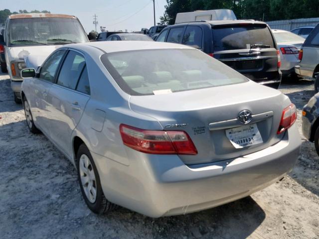 4T1BE46K37U556621 - 2007 TOYOTA CAMRY NEW SILVER photo 3