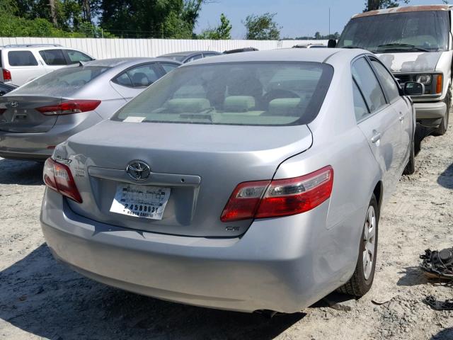 4T1BE46K37U556621 - 2007 TOYOTA CAMRY NEW SILVER photo 4
