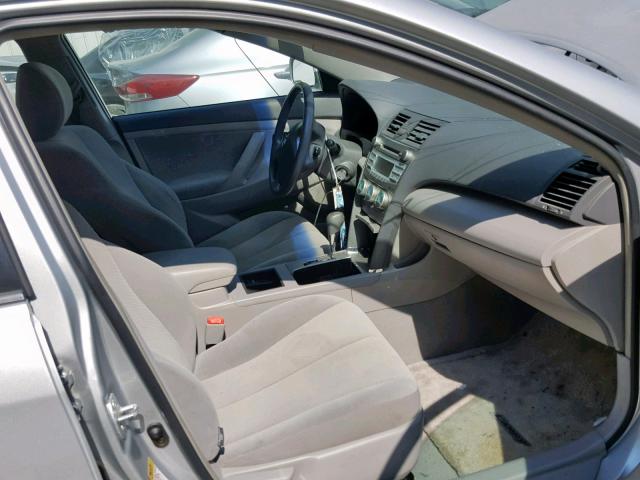 4T1BE46K37U556621 - 2007 TOYOTA CAMRY NEW SILVER photo 5