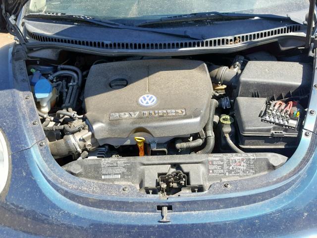 3VWCD21C02M429108 - 2002 VOLKSWAGEN NEW BEETLE BLACK photo 7