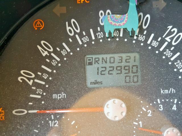 3VWCD21C02M429108 - 2002 VOLKSWAGEN NEW BEETLE BLACK photo 8