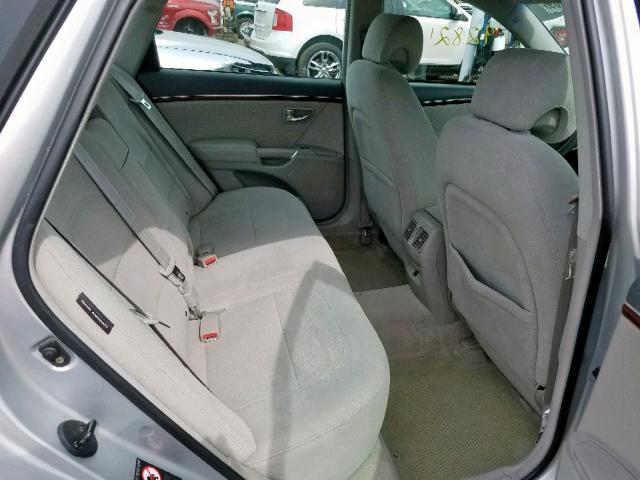 KMHFC46F76A073434 - 2006 HYUNDAI AZERA SE SILVER photo 6