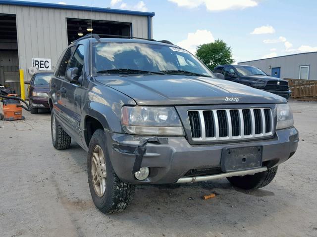 1J4GW48S74C153838 - 2004 JEEP GRAND CHER GRAY photo 1