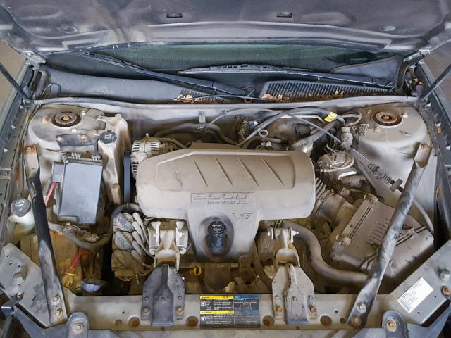 2G4WC582491221750 - 2009 BUICK LACROSSE C GRAY photo 7