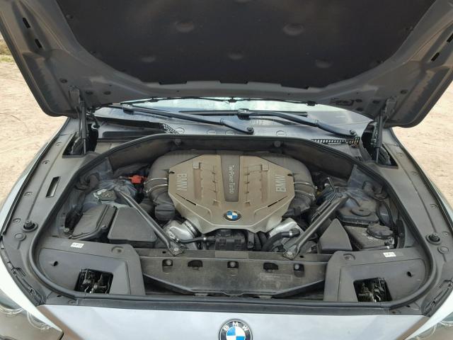 WBASP4C51AC341164 - 2010 BMW 550 XIGT SILVER photo 7