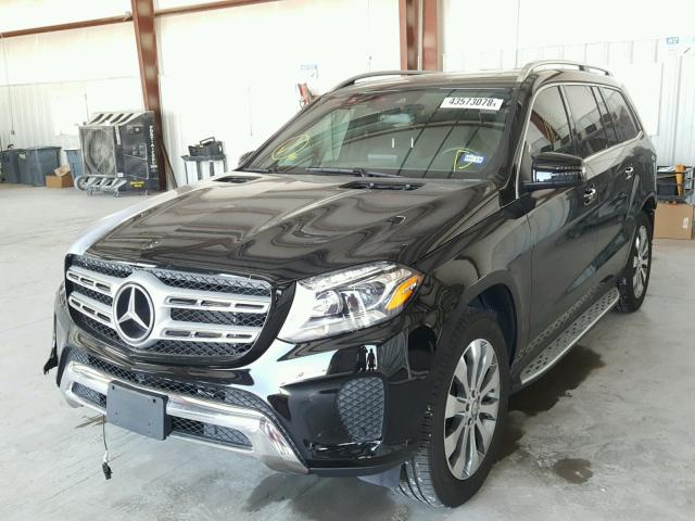 4JGDF6EE2HA792953 - 2017 MERCEDES-BENZ GLS 450 4M GRAY photo 2