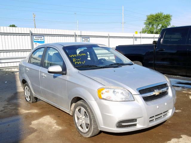 KL1TD5DE0BB194502 - 2011 CHEVROLET AVEO LS SILVER photo 1