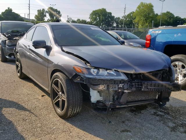 1HGCT2A89EA008721 - 2014 HONDA ACCORD EXL GRAY photo 1