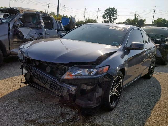 1HGCT2A89EA008721 - 2014 HONDA ACCORD EXL GRAY photo 2