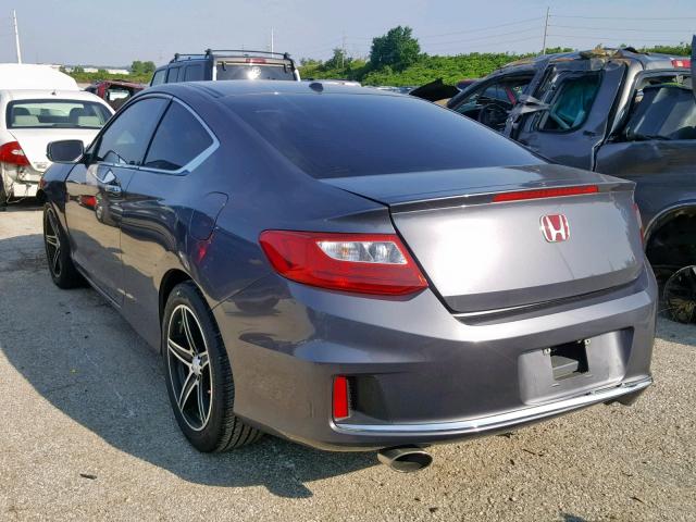 1HGCT2A89EA008721 - 2014 HONDA ACCORD EXL GRAY photo 3