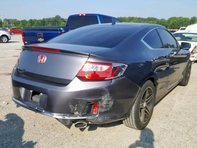 1HGCT2A89EA008721 - 2014 HONDA ACCORD EXL GRAY photo 4