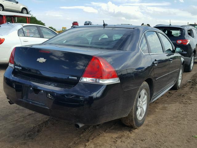 2G1WA5E30E1162884 - 2014 CHEVROLET IMPALA LIM BLACK photo 4