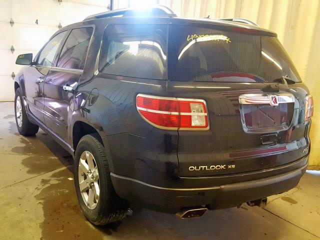 5GZEV23768J222574 - 2008 SATURN OUTLOOK XR შავი ფოტო 3