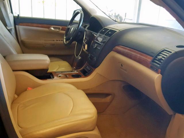 5GZEV23768J222574 - 2008 SATURN OUTLOOK XR შავი ფოტო 5