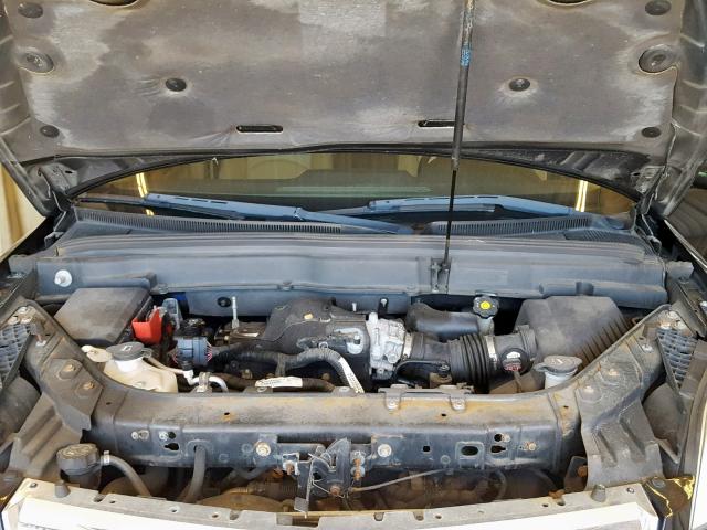 5GZEV23768J222574 - 2008 SATURN OUTLOOK XR შავი ფოტო 7