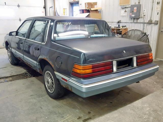 1G2AG51R6HT214497 - 1987 PONTIAC 6000 LE BLUE photo 3