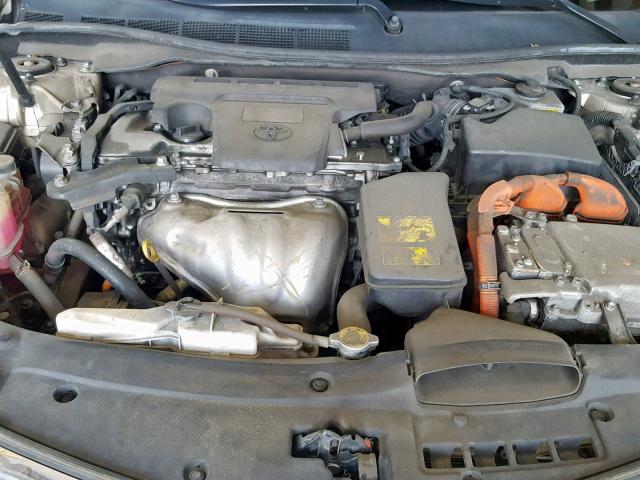 4T1BD1FK8CU023952 - 2012 TOYOTA CAMRY HYBR TWO TONE photo 7