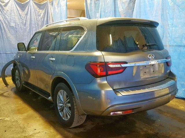 JN8AZ2NFXK9685307 - 2019 INFINITI QX80 LUXE BROWN photo 3