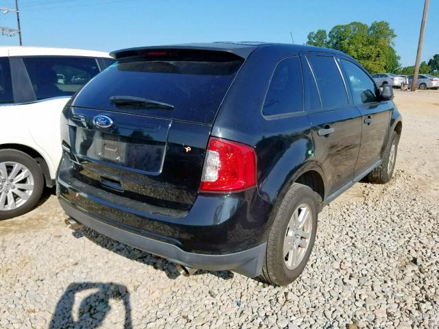 2FMDK3GC2BBA86700 - 2011 FORD EDGE SE BLACK photo 4