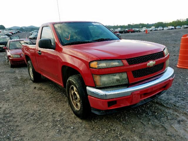 1GCCS148268202295 - 2006 CHEVROLET COLORADO RED photo 1