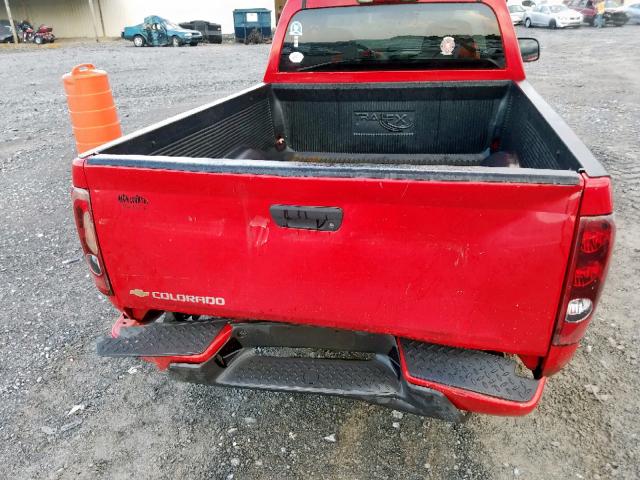 1GCCS148268202295 - 2006 CHEVROLET COLORADO RED photo 6