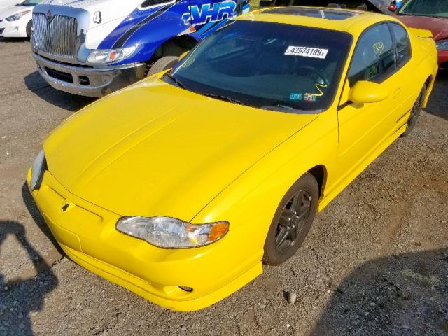 2G1WX12K139450110 - 2003 CHEVROLET MONTE CARL 黄色 照片 2