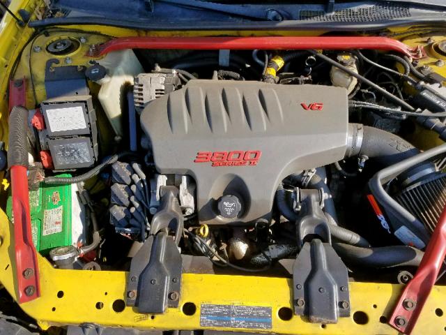 2G1WX12K139450110 - 2003 CHEVROLET MONTE CARL 黄色 照片 7