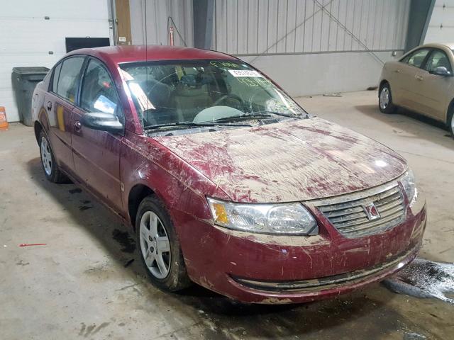 1G8AJ55F36Z108719 - 2006 SATURN ION LEVEL BURGUNDY photo 1