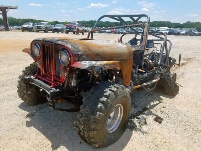 J7F83AH057874 - 1977 JEEP CJ7 BURN photo 2