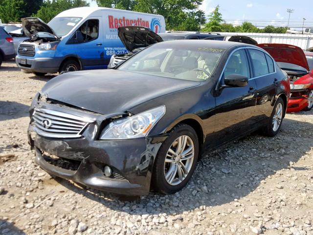 JN1CV6ARXAM253130 - 2010 INFINITI G37 BLACK photo 2