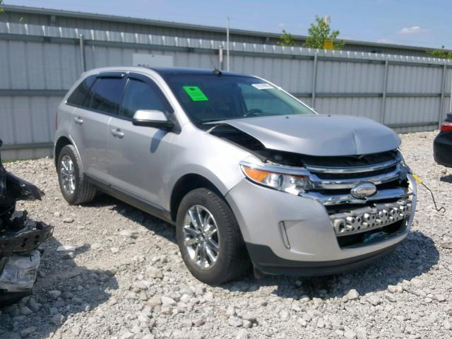 2FMDK3JC5EBA23796 - 2014 FORD EDGE SEL GRAY photo 1