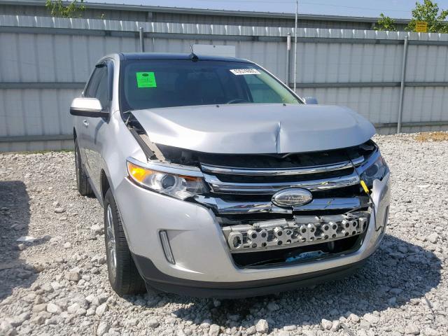 2FMDK3JC5EBA23796 - 2014 FORD EDGE SEL GRAY photo 9