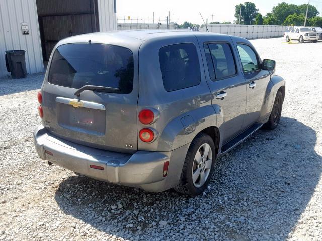 3GNDA13D66S534664 - 2006 CHEVROLET HHR LS GRAY photo 4