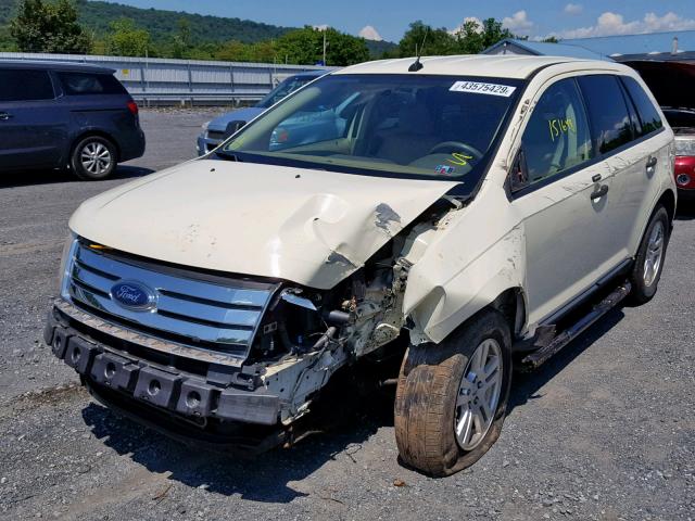 2FMDK46C37BB29181 - 2007 FORD EDGE SE CREAM photo 2