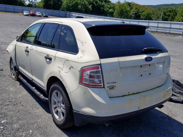 2FMDK46C37BB29181 - 2007 FORD EDGE SE CREAM photo 3